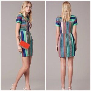 Diane von Furstenberg Short-Sleeve Tailored Dress Size 12